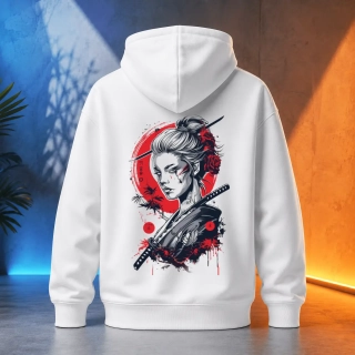 Unisex mikina - Japanese Samurai Girl