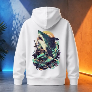 Unisex mikina - Predatory Shark