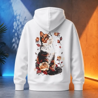Unisex mikina - Autumn Cat