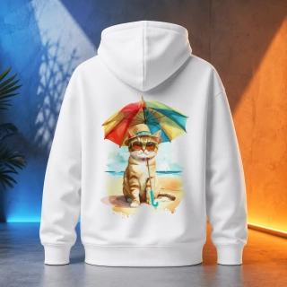 Unisex mikina - Beach Cat