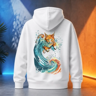 Unisex mikina - Ocean Cat