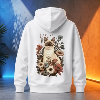 Unisex mikina - Blossom Cat