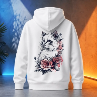 Unisex mikina - Garden Cat