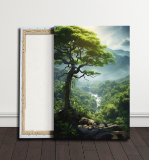 Obraz - Zelený strážce nad řekou