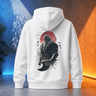 Unisex mikina - Temný Vikingský válečník