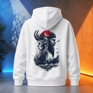 Unisex mikina - Úsvit Vikingského páru
