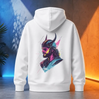 Unisex mikina - Neon Retro Viking
