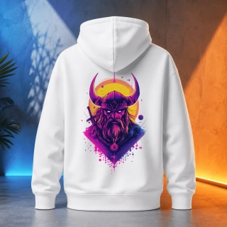 Unisex mikina - Retro Viking vychází