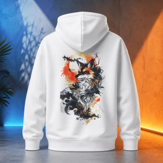 Unisex mikina - Stínová liška