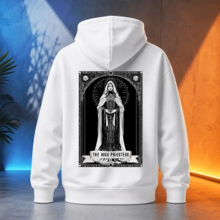 Unisex mikina - The High Priestess - Velekněžka - Tarot - Velká Arkána
