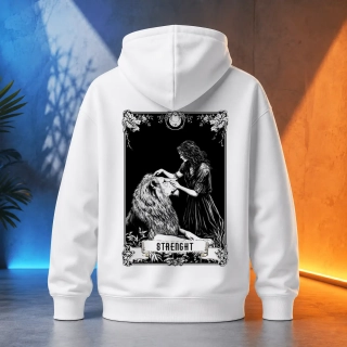 Unisex mikina - Strenght - Síla - Tarot - Velká Arkána