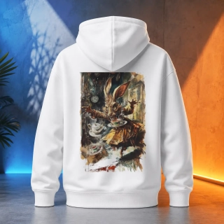 Unisex mikina - Šílený čajový dýchánek – Mad Tea Party