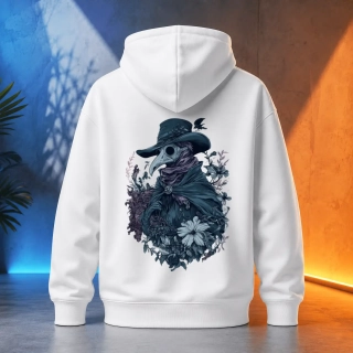 Unisex mikina - Černé Proroctví – Plague Doctor - Morový Doktor