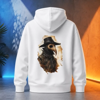 Unisex mikina - Pán Nákazy – Plague Doctor - Morový Doktor