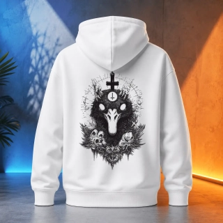 Unisex mikina - Labutí Zlověst - Démonický bestiář