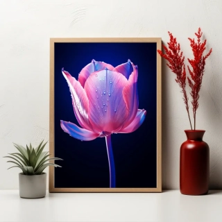 Plakát - Fialový záblesk 