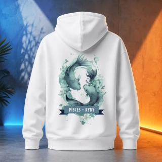 Unisex mikina - Ryby - Znamení zvěrokruhu