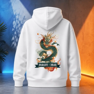 Unisex mikina - Drak - Čínský zvěrokruh