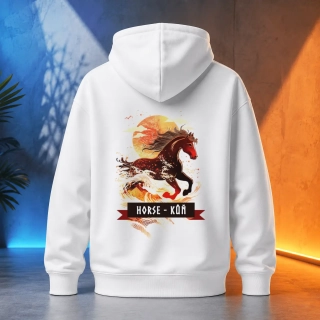 Unisex mikina - Kůň - Čínský zvěrokruh