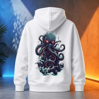 Unisex mikina - Kraken - Temné vody spí