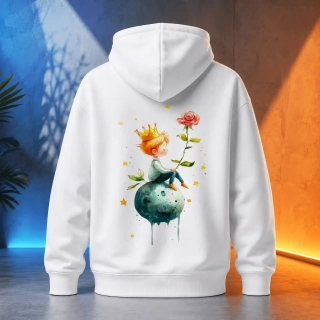 Unisex mikina - Koruna prince - Malý princ - Le petit prince