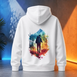 Unisex mikina - Bouřlivý trek - Svobodná příroda