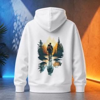 Unisex mikina - Lesní stezka - Svobodná příroda