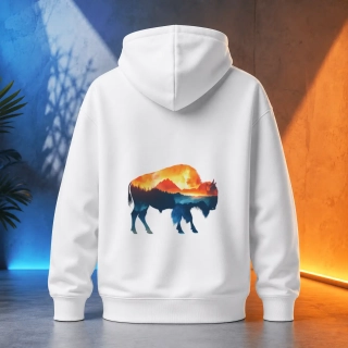 Unisex mikina - Pán prérií - Svobodná příroda