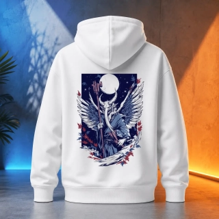 Unisex mikina - Tengu zrozený z bouře