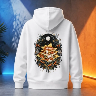 Unisex mikina - Nachos roztavený podvečer