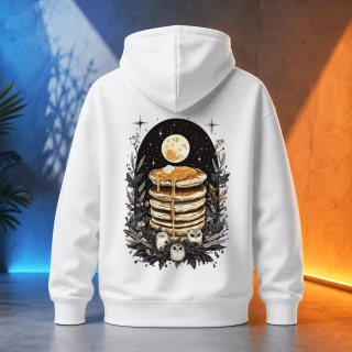 Unisex mikina - Palačinky javorový sen
