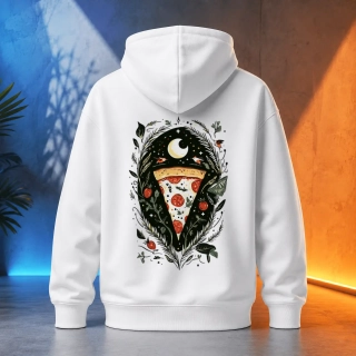 Unisex mikina - Pizza noční plátek