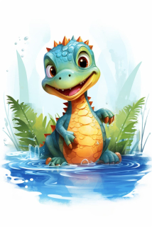 Plakát - Dráček vodních dobrodružství