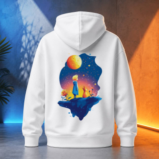 Unisex mikina - Noční putování - Malý princ - Le petit prince