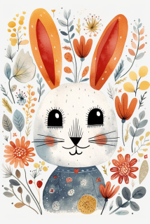 Obraz - Králíkova zahrada snů