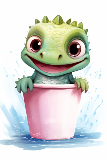 Obraz - Zelený dráček