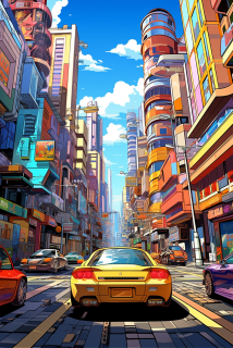 Obraz - Žlutý blesk