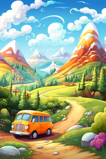 Obraz - Cesta do neznáma