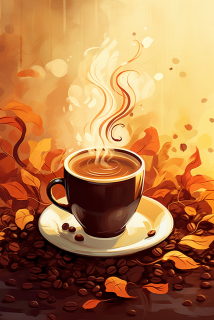 Plakát - Tajemství kávového okamžiku