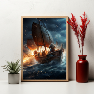 Plakát - Vikingský odvážlivec