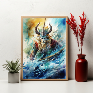 Plakát - Vikingova odvaha v bouři