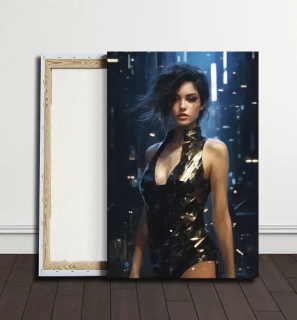 Obraz - Tajemná dáma v noci