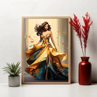 Plakát - Podzimní květina