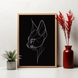 Plakát - Kočičí doteky