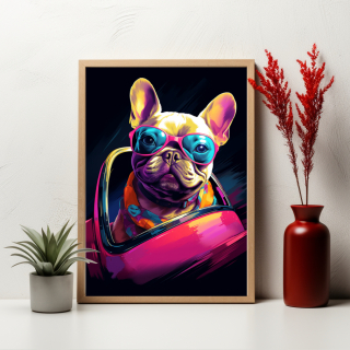 Plakát Umělec mezi buldočky  