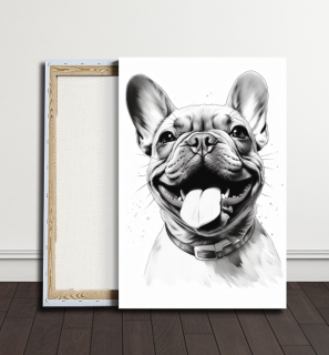 Obraz Buldoček srdceplných pohledů  