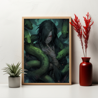 Plakát - Orochimaru - Mistr Hadí Moudrosti