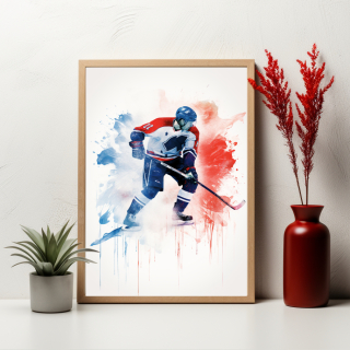 Plakát - Hokejový válečník