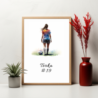 Plakát - Fotbalistka