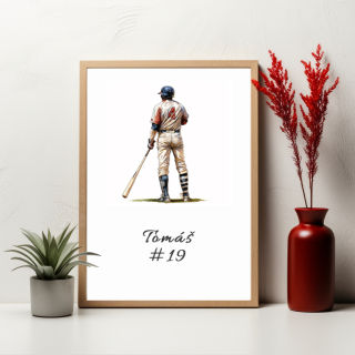 Plakát - Baseballista